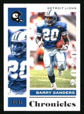 Barry Sanders 2020 Panini Chronicles #33 FOOTBALL Card - Image 1 of 2