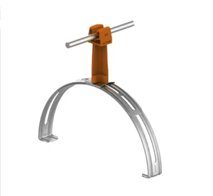 Dachleitungshalter Firstziegel Firstbügel Universal Kunstoff Edelstahl Niro V4A  - Bild 1 von 3