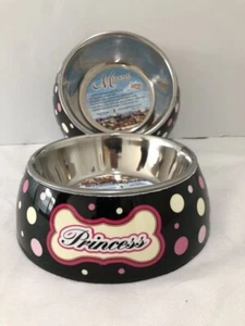 Matching Set of Two Medium Feeding/Water Bowls - Picture 1 of 5