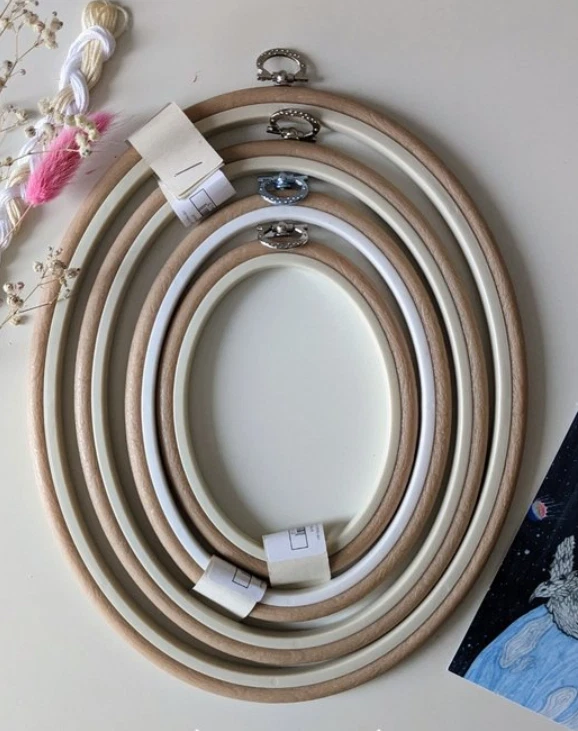 Oval Flexi Hoop Nurge 230-6 Sand - Image 1 of 1