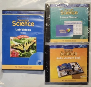 Georgia Science Grade 3 Lot of 3 Lesson Planner/Lab Videos / Student Audio Book - Picture 1 of 7