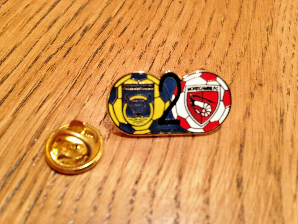 Oxford United v Morecambe - Match badge 2012 - 2013 - Brand New - For Charity - Image 1 of 1