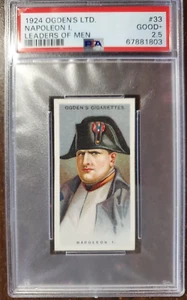 1924 Ogden's Ltd - Leaders of Men #33 - Napoleon - PSA 2.5... - Picture 1 of 4
