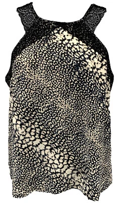 Gilligan & Omalley Women's Sz XL Lace & Jersey Knit Sleep T-Back Tank Top - Image 1 of 4