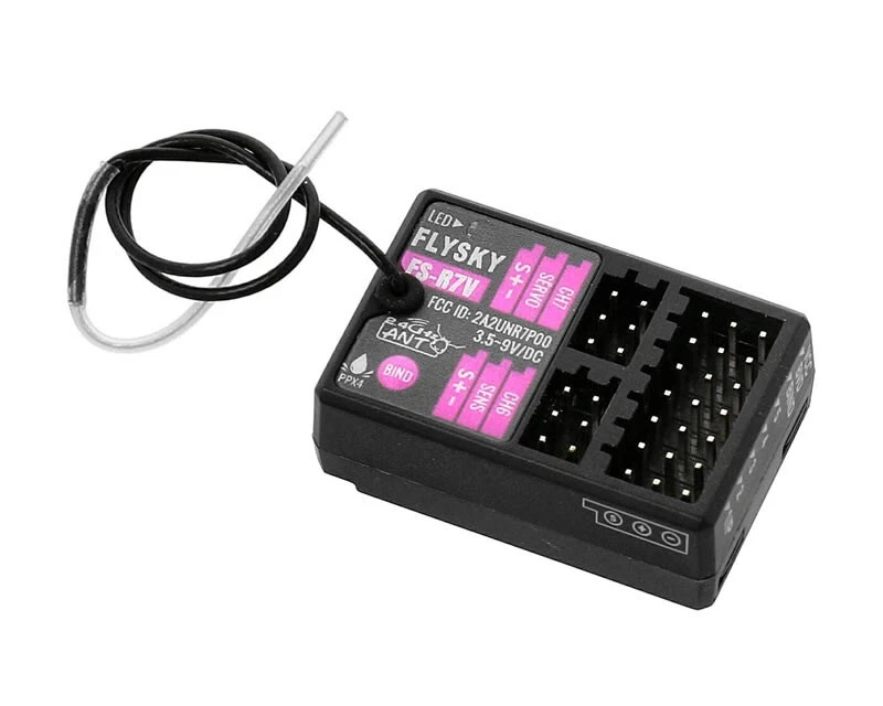 FlySky R7V ANT Receiver with Gyro 7 Ch FS025 modellismo
