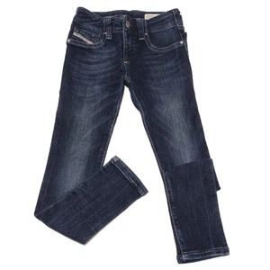 0072W jeans bimba DIESEL blu denim super slim stretch jegging pant kid - Picture 1 of 4