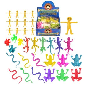Stretchy Toys for Kids Elastic Fun Assorted Party Xmas Bag Gifts Stocking Filler - Picture 1 of 6