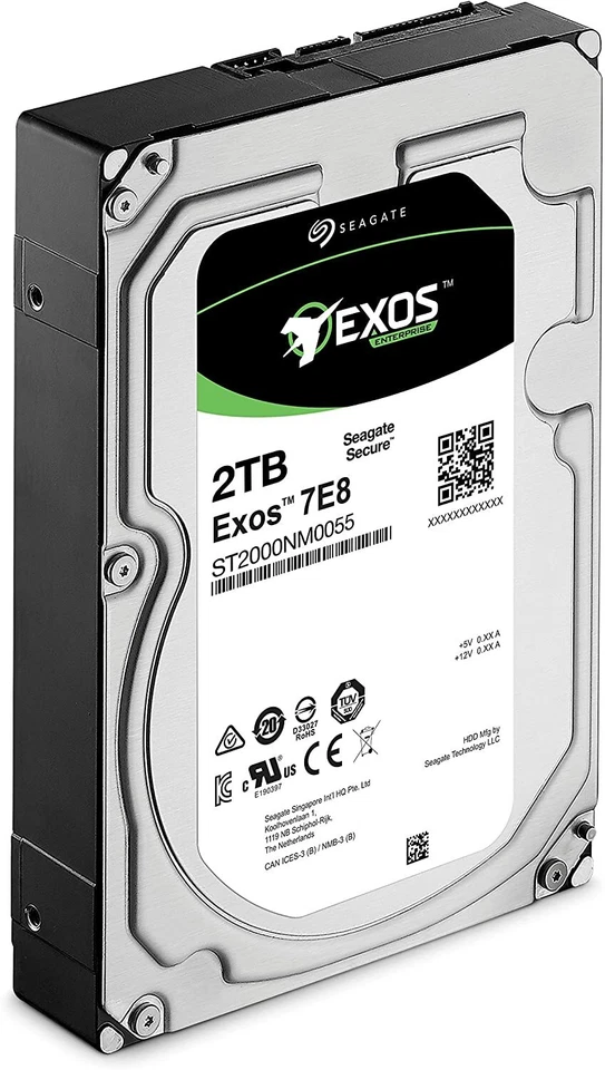 Seagate ST2000NM0055 2TB 3.5in 6Gbps 7.2K RPM 512n SATA Hard Drive - Image 1 of 3