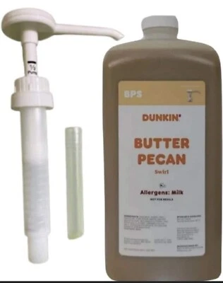 Dunkin Butter Pecan Swirl 64 Oz Jug With FREE SHIPPING EX 90+ Days From Purchase - Image 1 of 4