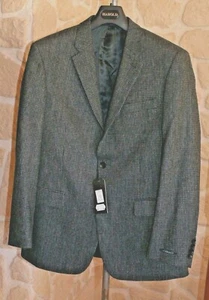Veste en laine ton gris neuve taille 54 marque HAROLD étiquetée à 209€ - Imagen 1 de 3