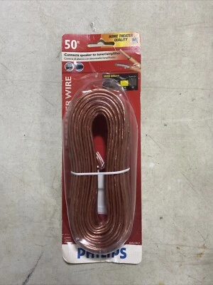Altavoz Philips 50 pies calibre 16 cable SWA2109/17 - CALIDAD CINE EN CASA NUEVO Foto 1 de 2