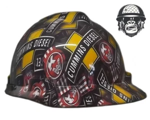 Custom Hydrographic Safety Hard Hat Mining Industrial Truck CUMMINS KENWORTH CAP - Picture 1 of 5