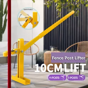 Post Lifter Puller Remover Fencing Star Picket Steel Pole Tool Fence Energiser - Picture 1 of 7