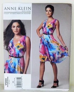 Vogue Designer Anne Klein Misses' Dress Pattern #1223 - Sizes 8-14 - UNCUT - Picture 1 of 2