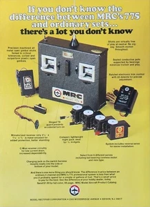 MRC 775 RC Radio Print Ad Ephemera Wanddeko - Bild 1 von 1