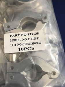 Hinge Clamp with Wingnut NW16 for Vacuum Fittings Lot of 10 New - Picture 1 of 6