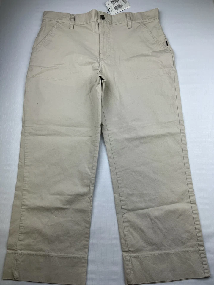 Helly Hansen женщин размер M желтовато-коричневый широкие ноги Chino брюки новый с Ярлыками - Изображение 1 из 4