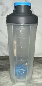 CONTIGO 24 OZ SHAKE & GO SHAKERFLASCHE GRAU UND BLAU MIXFLASCHE CAROLINA BLAU - Bild 1 von 20