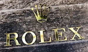 ROLEX Letters Crown Display Daytona Explorer Submariner GMT Sea Dweller OYSTER / - Picture 1 of 8