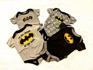 Baby Boy Bodysuit Batman 3/6 Months - Picture 1 of 6
