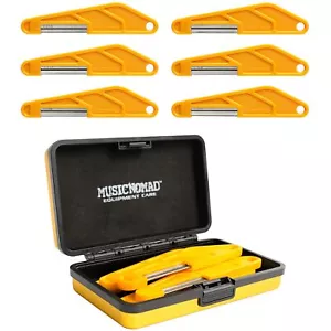 MusicNomad 6-teiliges E-Gitarre diamantbeschichtetes Mutterfeilen-Set mit Koffer, Licht - Bild 1 von 8
