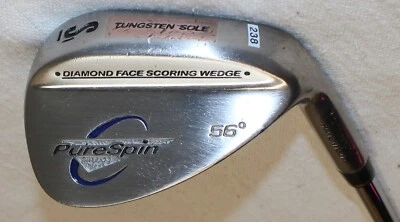 */PureSpin - Tungsten Sole - 56* - S1 Wedge - RH - Men's - Steel - Stiff #238 - Image 1 of 4