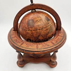Tabletop Old World Astrology Zodiac Globe Italy - Vintage - Picture 1 of 10