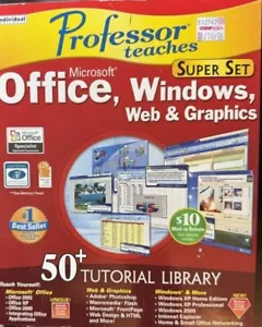 Professor Teaches Super Set Microsoft Office Windows 50+ Course Tutorial Library - Picture 1 of 1