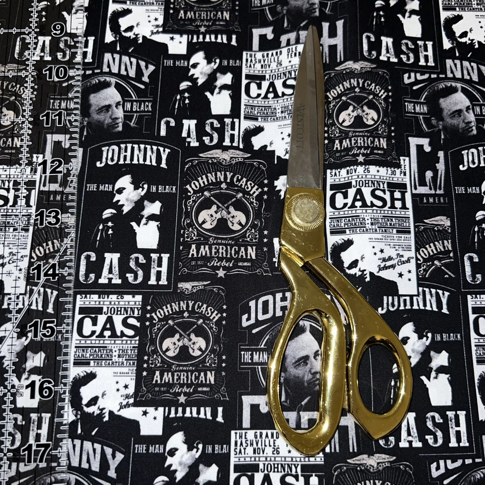 Collage de artista en efectivo personalizado 100 % tela de algodón 11 x 56 envío rápido Foto 1 de 1