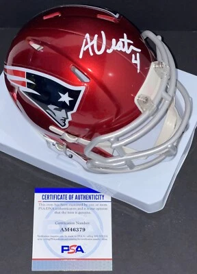 Adam Vinatieri Signed Autographed New England Patriots Flash Mini Helmet Psa/Dna - Image 1 of 2