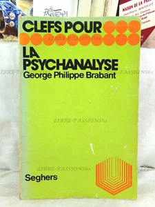 SCHLÜSSEL FÜR DIE PSYCHOANALYSE, GEORGES PHILIPPE BRABANT, EDITIONS SEGHERS, 1971 - Bild 1 von 16