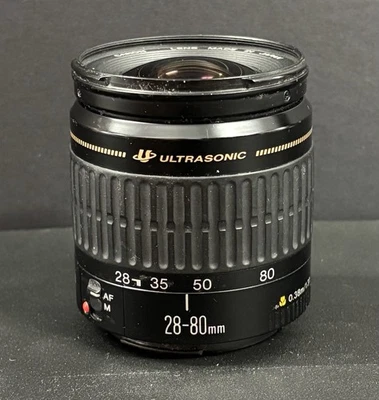 Canon EF 28-80mm f3.5-5.6 V USM Zoom Lens for 70D 80D 90D Rebel T5 T6 T7 Camera - Image 1 of 4