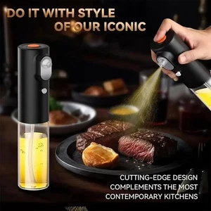 Pulverizador de mantequilla eléctrico continuo preciso pulverizador de aceite USB recargable 7 oz - Imagen 1 de 9