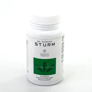 Dr. Barbara Sturm Molecular Cosmetics Skin Food 60 Capsules FullSize NWOB 9/2026 - Imagen 1 de 4