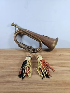 Royal Artillery Military Copper Bugle - Music Band Military Collectible - Picture 1 of 9