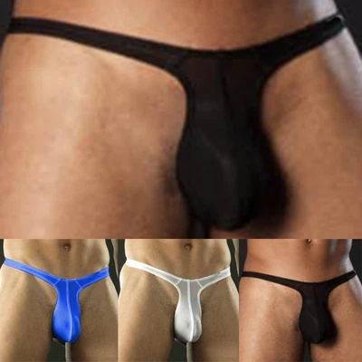 Herren Backless Unterhose Low Rise Slips G-String Tanga Unterwäsche Sexy Höschen - Bild 1 von 4