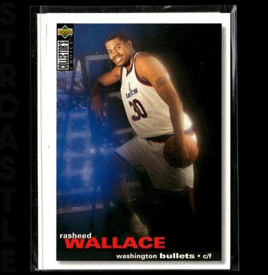 Rasheed Wallace 1995-96 Upper Deck CC #239 Washington Bullets 🏀 Basketball Card - Image 1 of 3