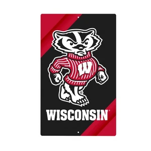 University of Wisconsin-Madison Logo Sign USA Metal Wall Sign, 7.5" x 11.5" - Picture 1 of 2