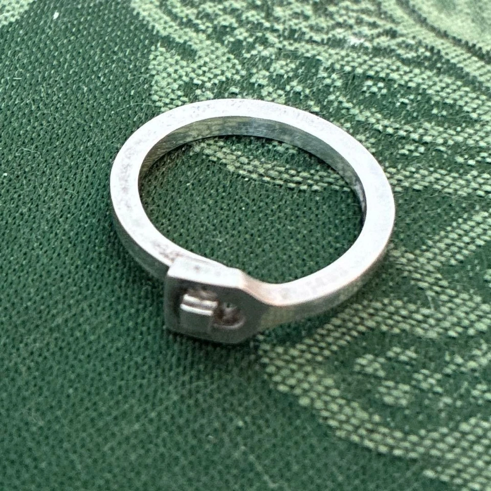 Anillo Vintage Georg Jensen Plata Esterlina #1A Modernista Dinamarca Talla 8.5 EE. UU. Foto 1 de 4