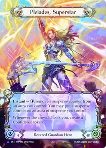 FAB  COLD FOIL  Pleiades, Superstar (Marvel) (English) - Super Slam Card # 009 - Picture 1 of 2