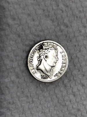 1812 DEMI FRANC SILVER,NAPOLEON I, - Image 1 of 4