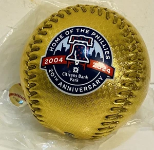 PHILADELPHIA PHILLIES CBP 20th Anniversary GOLD Commemorative Rawlings Baseball - Picture 1 of 4