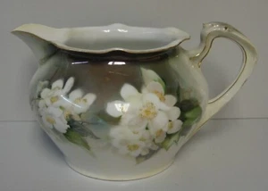 R S Prussia DOGWOOD FLOWER 50 Oz Water Pitcher NICE  - Picture 1 of 3