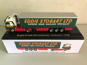 Die Cast Eddie Stobart "Scania R143M 420 con Cortina Eily Kim H156" Escala 1/76 - Picture 1 of 1