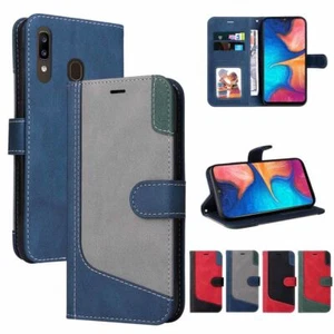For Samsung A20e A10 A30s A40 A50 A70 A21s A8 Magnetic Wallet Leather Case Cover - Picture 1 of 37