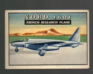 Wings (1953) - Tarjeta # 109 - TOPPS - NORD 1601 - Avión de Investigación Francés - Imagen 1 de 2