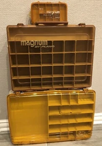 Lot of 3 Vintage Plano Hardcase Fishing Tackle Boxes - 1155, 1152, & 3213  - Picture 1 of 12