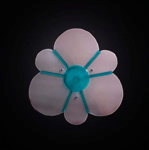 Ceiling Design Modern Fused Glass White Blue 2 Lights Bga 2962-40 - Picture 1 of 1