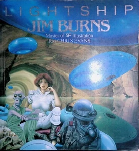 Jim Burns - Lightship incl. Fighting Fantasy Artwork - Softback Ed. B/B+/B - Foto 1 di 6