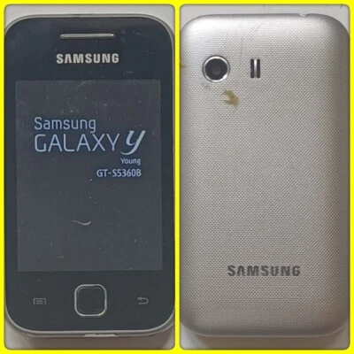 Samsung Galaxy Y (GT-S5360B) Smartphone (Unlocked) **PLEASE READ DESCRIPTION** - Image 1 of 4